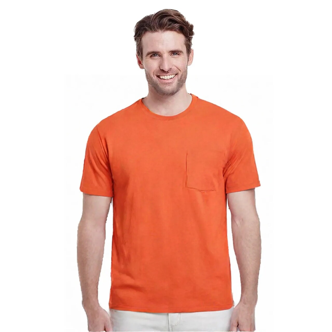 Men’s Beefy Pocket Heavyweight T-Shirt for Work, Casual & Outdoor Utility Wear